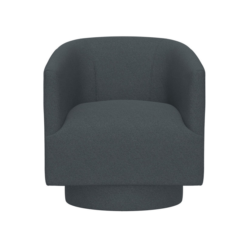 Fauteuil d'appoint pivotant bleu, Bleu