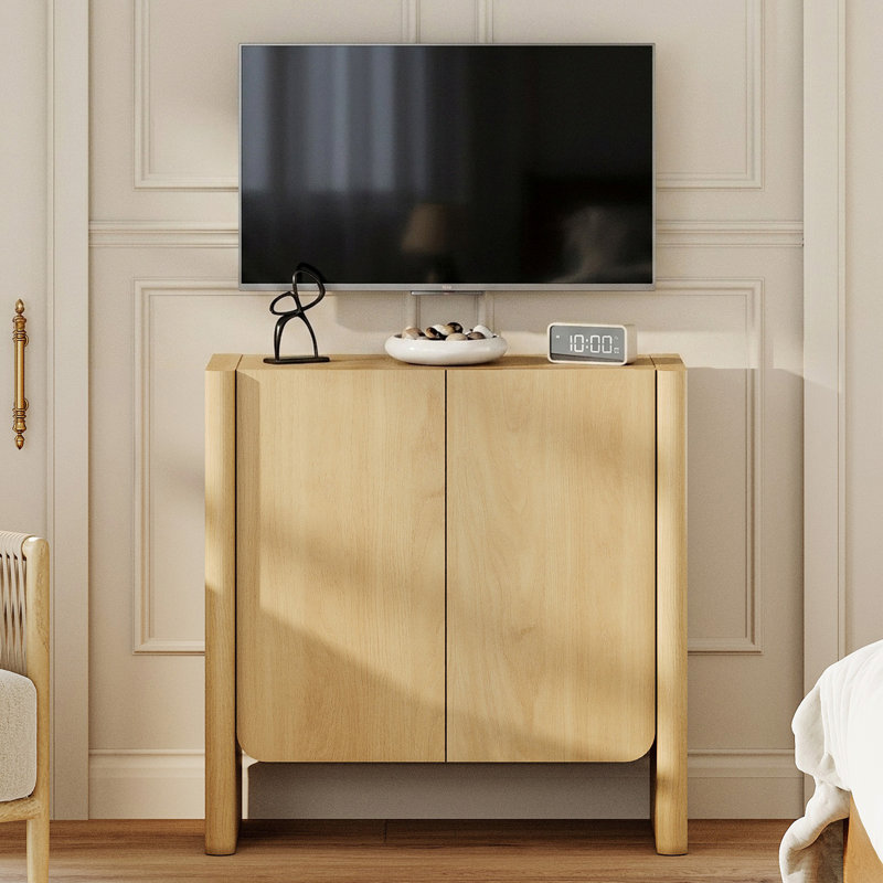 Meuble télé Glorian, Chêne