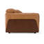 Fauteuil inclinable électrique en cuir brun Sandstone