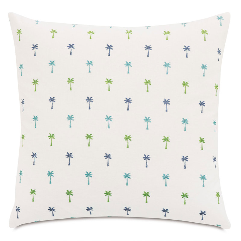 Housse et insert de coussin décoratif brodé Belize