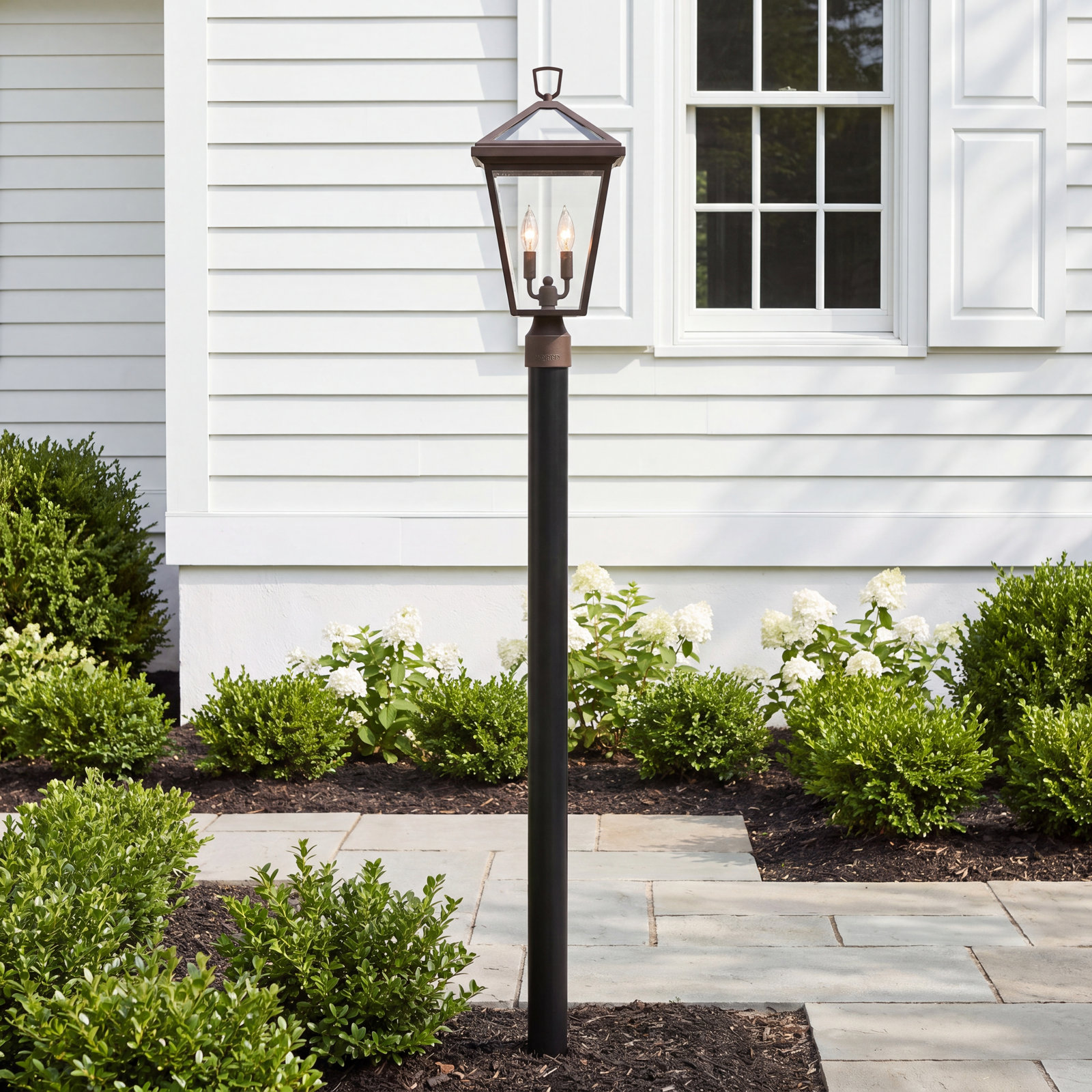 Lalla 2-Light Outdoor Lantern Head, Oil Rubbed Bronze