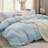 Bedsure Microfiber Duvet Cover Full Size - Prewashed Cotton-Like Extra Soft Bedding Set (Set of 3)-920338770-920338761
