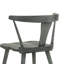 Chaises d'appoint en bois massif 2 pièces Farmhouse - Finition naturelle rustique, chaises de salle à manger sans souci-234526072