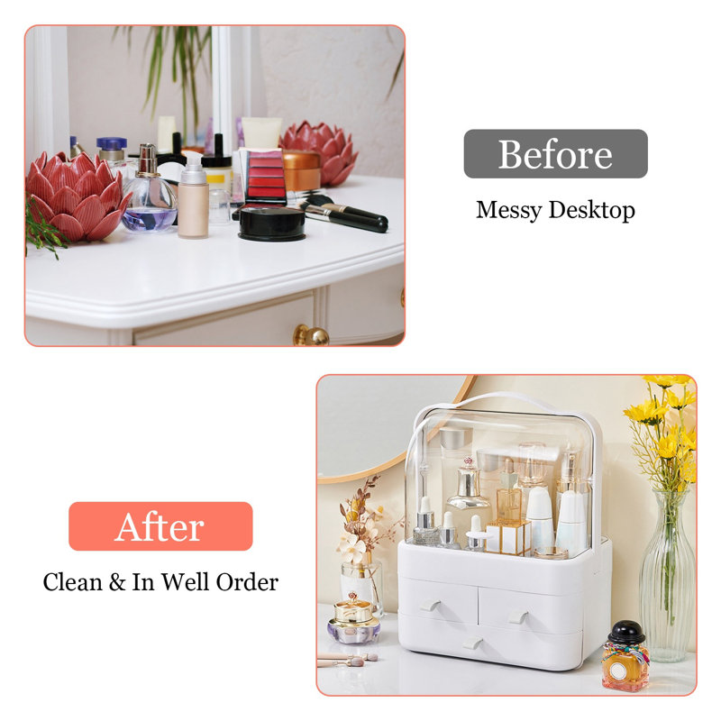 Orentha Plastic Makeup Organizer