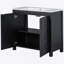 Armoire de salle de bain 36 "Retro Espresso