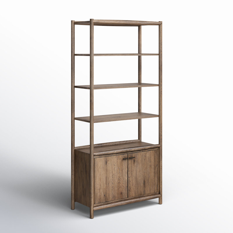 Glenview Bookcase, Weathered Oak