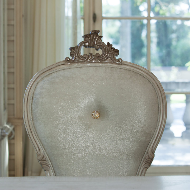 Platine De Royale Champagne Upholstered Arm Chair, Champagne