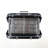 YOHO BEDDING INC 23.5 in. W Portable Grill / Smoker Combo Charcoal Grill Gas & Charcoal Combo Grill