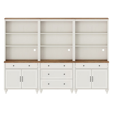 Ennia Solid and Manufactured Wood Dining Hutch