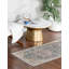 Tapis oriental bleu / rouille / ivoire Kaleigh-1646756693