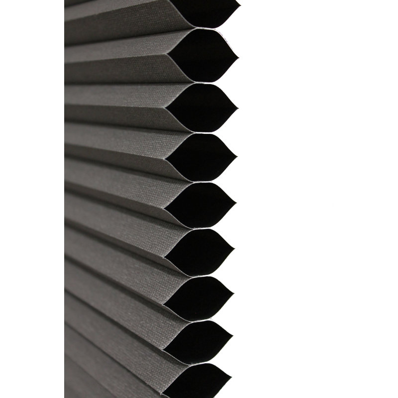 Linen Avenue Cordless Cellular Top Down Bottom Up Blackout Shade (Arrives 1/4" Narrower), 84" L, Dark Gray, 63.5" W
