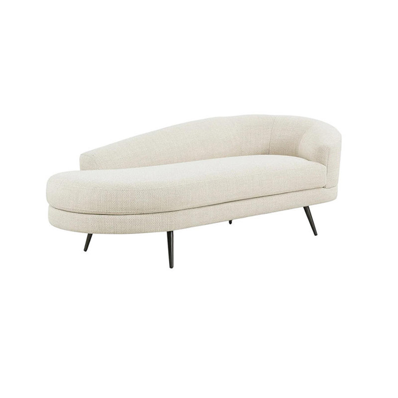 Méridienne inclinable moderne et luxueuse, Accoudoir à droite (vu de face)