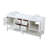 Krish 72'' Double Bathroom Vanity with Engineered Marble Top-1055073959