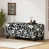 Black/White Floral Polyester est en rupture de stock