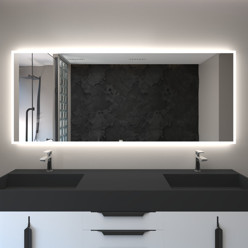Miroir de salle de bain Lisa, H 30 po x l 72 po