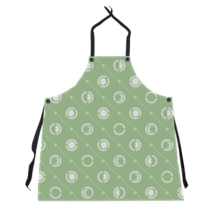 Tablier classique en phases de lune, Vert