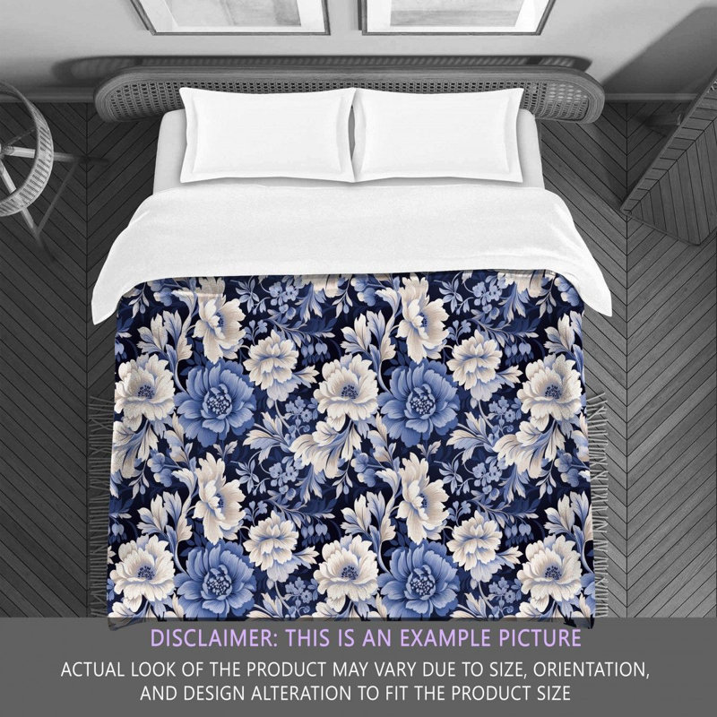 Floral Anquenette Comforter, King Comforter