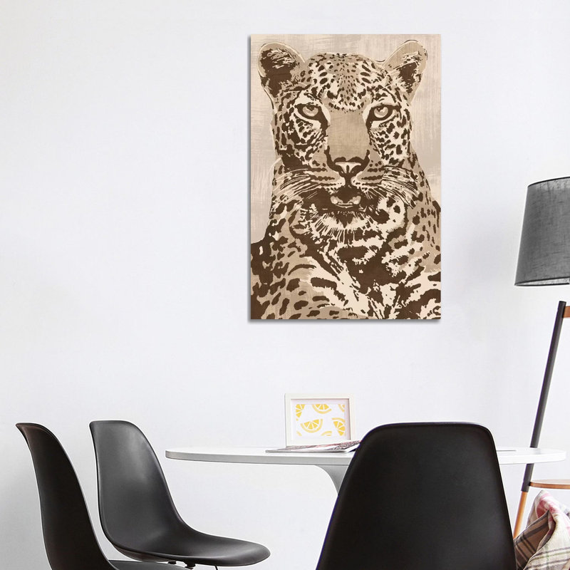 Leopard by Andrew Cooper - Wrapped Canvas Painting, 101.6 cm H x 66.04 cm W x 3.175 cm D