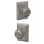 Georgian Knob with Addison Trim Hall and Closet Lock-22264940