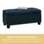 Sema 42" Wide Tufted Upholstered Bench Storage Ottoman-92499281