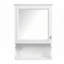 Armoire de rangement de salle de bain murale 20 "avec miroir-1416234310
