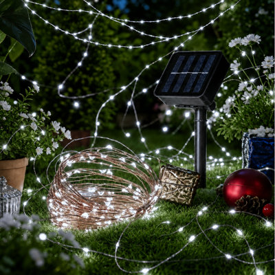 8 Modes Solar Outdoor Waterproof 200LED String Lights for Patio, Party and Holiday Decor