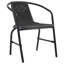Fauteuil empilable en teck Gryselda-594460613