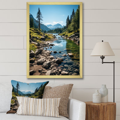 Behja Canada, paysage d'émeraude sauvage sur toile