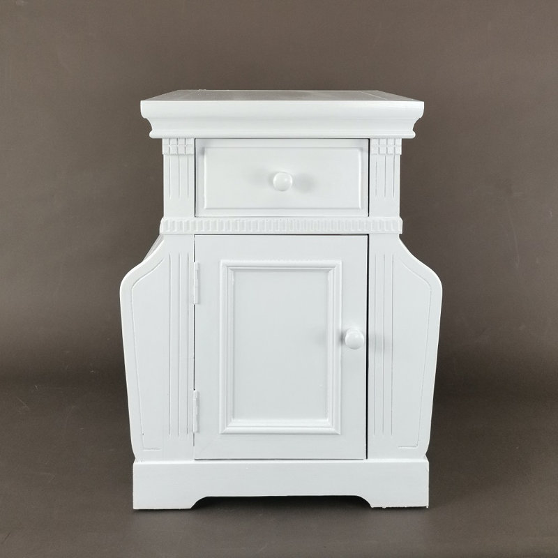 Cabinet de magazines Bullard, Blanc