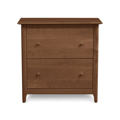 Sarah 32.5'' Wide 2 -Drawer Solid Wood File Cabinet