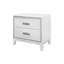 Table de chevet blanche