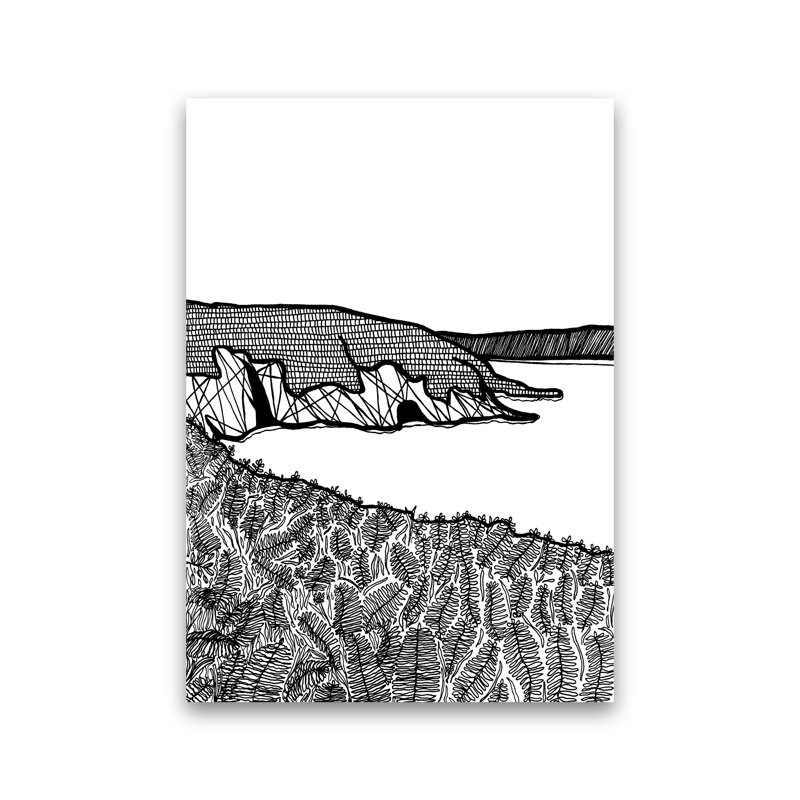 Aberdaron by Carissa Tanton - Print, Unframed, 59cm H x 42cm W x 1cm D
