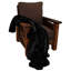Couverture Wooded River French Roast - 54x72, peluche en fausse fourrure pour canapé et fauteuil de lecture-112700942