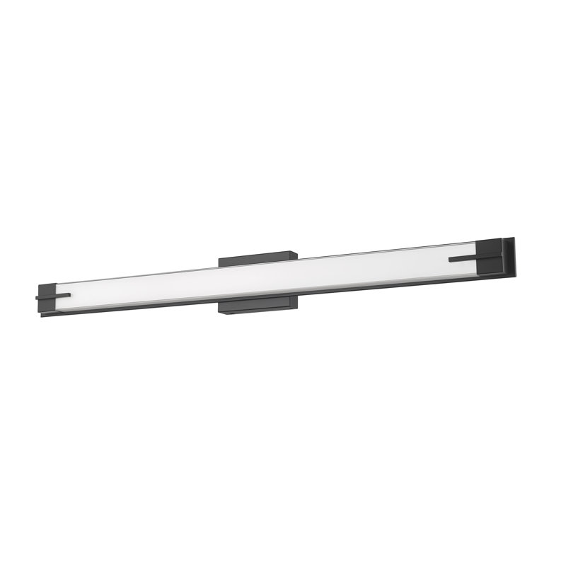 Chase 1 Light Vanity, Matte Black