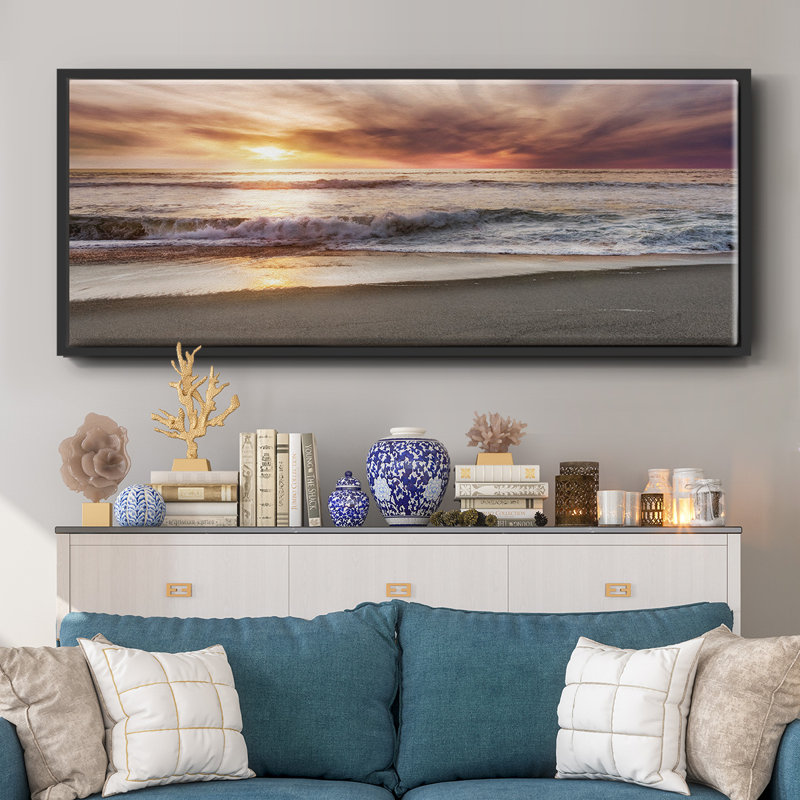 Point Reyes- Framed Canvas, 24" H x 60" W