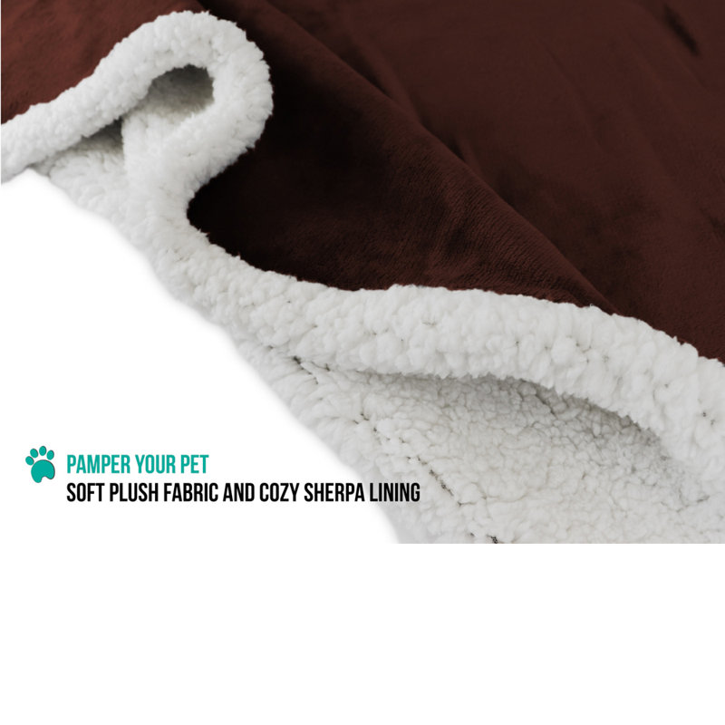 Couverture en polyester imperméable, Brun