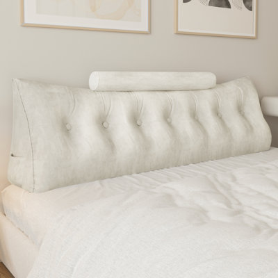Coussin de lecture de tête de lit avec siège