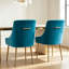Chaise d'appoint en velours Magallanes-821885317