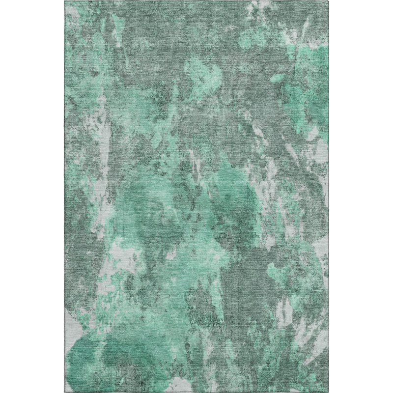 Premium Machine Washable Lubbers AMF1756 Modern Rug, Rectangle 2'6" x 3'10"