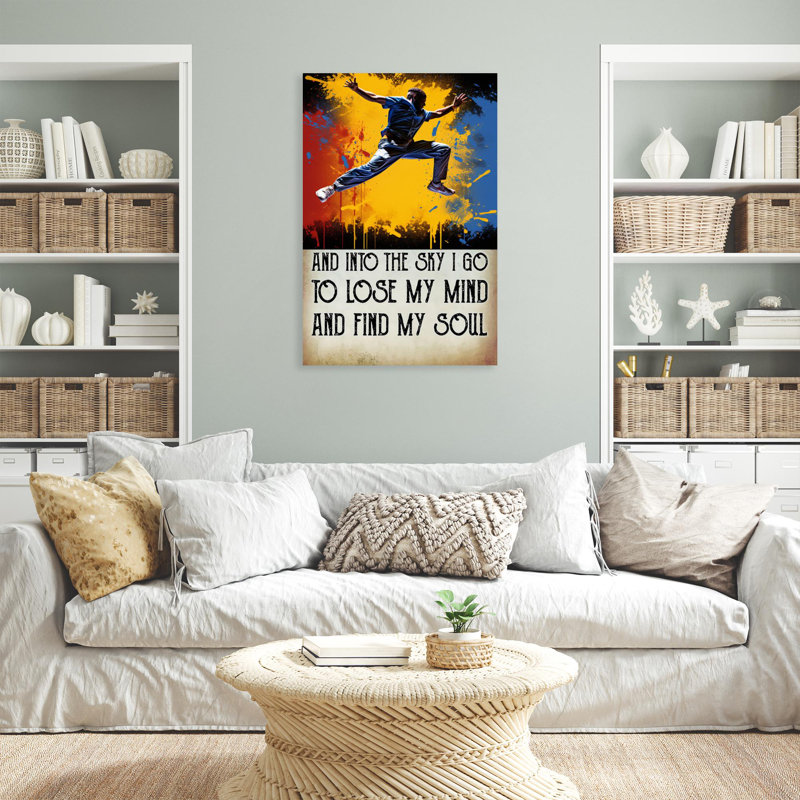 Dance And Into The Sky - 1 pièce, impression sur toile tendue, H 36 po x l 24 po x P 1,25 po