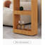 Table-bar moderne et minimaliste en pin avec rangement intÃ©grÃ©-713303810