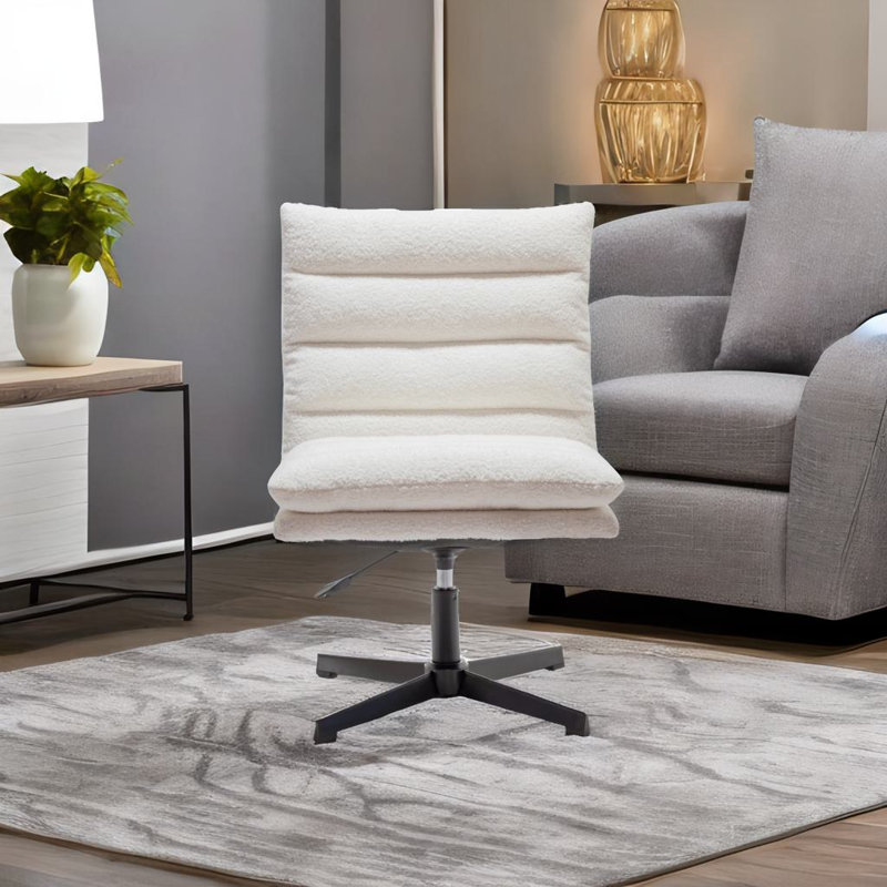 Fauteuil d'appoint pivotant à 360 °, Beige