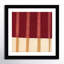«Akara Broken Stripes 4» par Laura Nugent, reproduction d'art encadrée-856321037-856321030