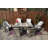 Alseepa 6 - Person Patio Dining Set with Rectangular Table , Cushions Included