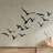 Elegant Decorative Metal Wall Accessory Set (11 Pieces), Black Finish, Sizes Range from 4.7 x 11.8 inches to 12 x 11.5 inches | 100% Metal, Thickness: 0.05 inches | Perfect for Home Décor, Unique Bird Designs