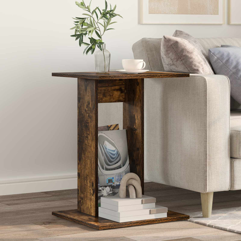 End Table, Smoked Oak