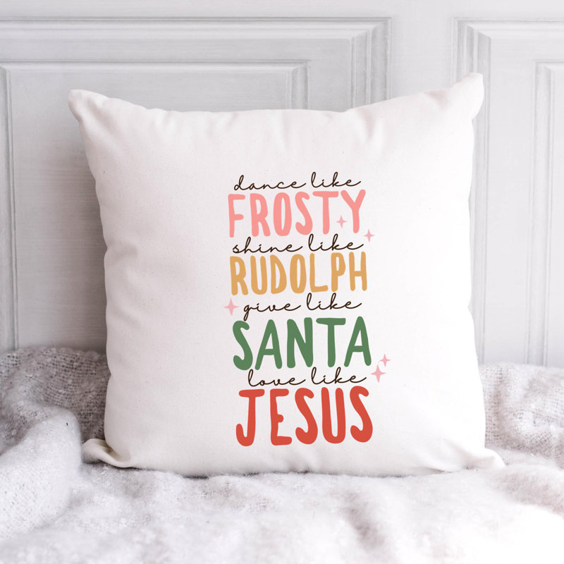 Coussin en polyester Christmas-01_4, 20 po x 20 po