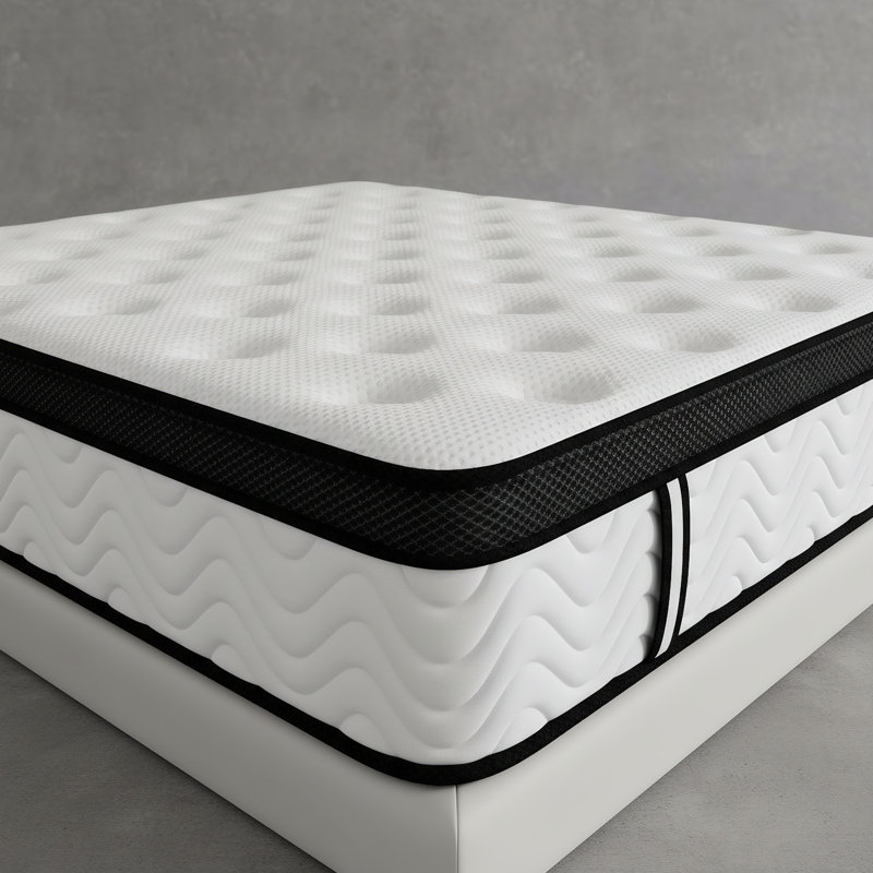 12" Memory Foam Mattress, Hybrid mattresses with Independent Pocket Coils for Motion Isolation & Silent Sleep, King