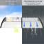 Latitude Run 200cm W x 80cm D Polycarbonate Cover Retractable Door / Window Awning-1301213271