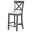 Ensemble de table de salle à manger 6 pièces à hauteur de comptoir avec 4 chaises et un banc pour la salle à manger-773109697